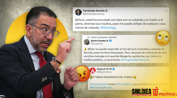 Lozano explota contra Noroña por ofender a Zavala