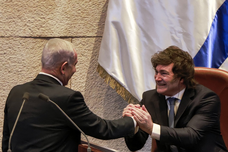 Milei apoya a Israel