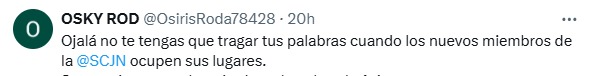 no se vaya a tragar sus palabras