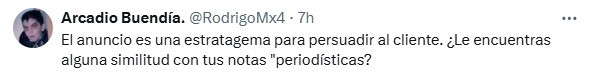 Persuaden al cliente