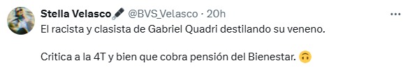 Quadri es racista