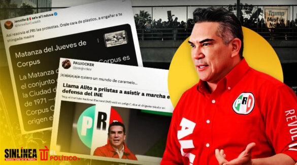 Redes tunden a Alito por usar polémica entre Noem y Sheinbaum