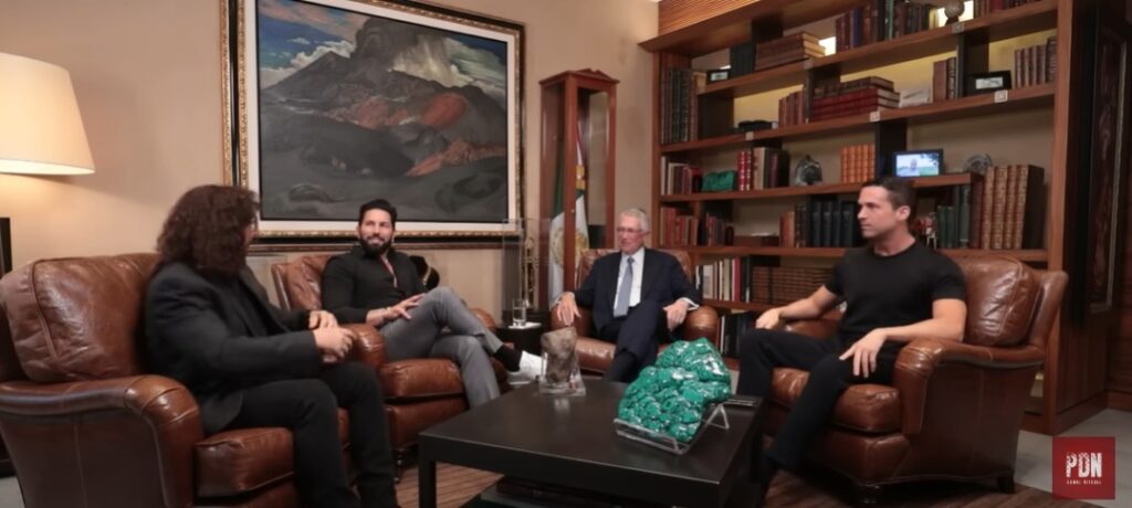 Salinas Pliego en podcast de Poncho de Nigris