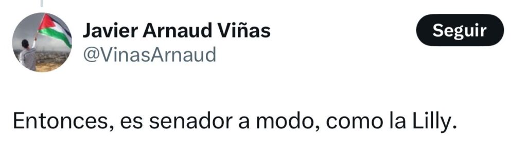 Senador a modo