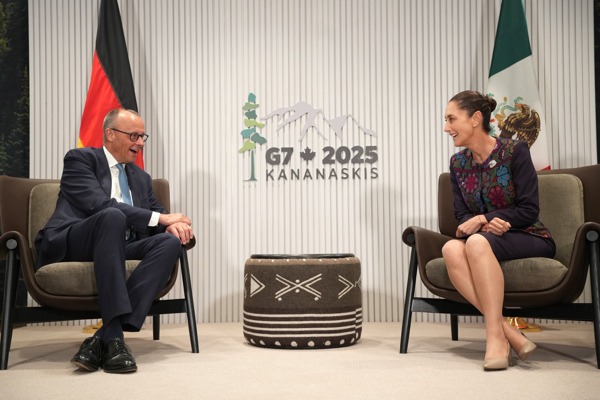 Sheinbaum y canciller alemán