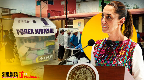 Sheinbaum celebra primera elección judicial en México
