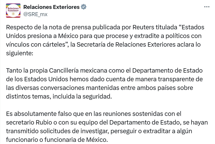 Comunicado SRE