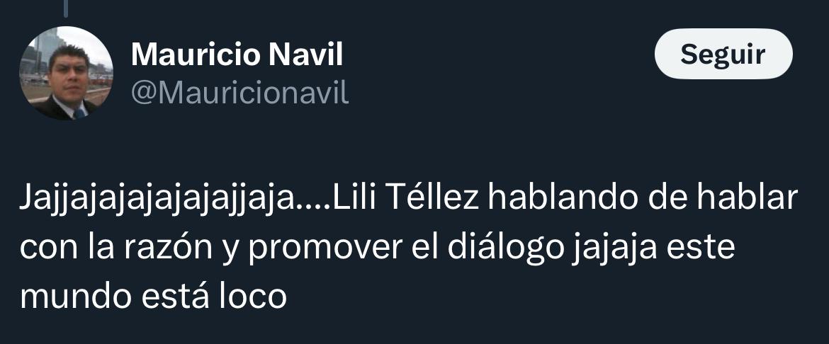 Usuarios se burlan de Lilly Téllez