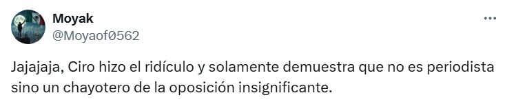 Usuarios tunden a Ciro