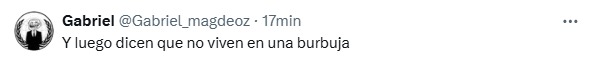 vive en su burbuja