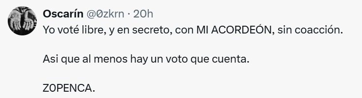 Voto libre y secreto
