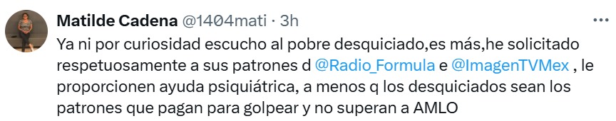 Ya no lo escuchan