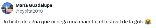 Alcaldesa de Arteaga agua