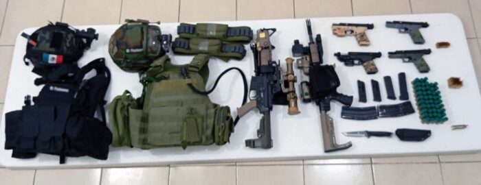 Armas de mexiquense detenido