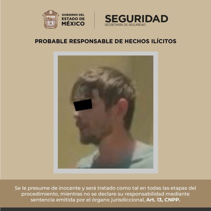 Capturan sospechoso CIA Edomex