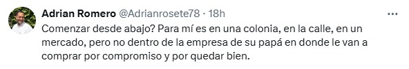 comenzar desde abajo