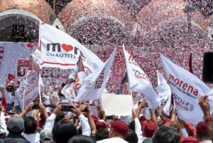 Militantes en contra del nepotismo dentro de Morena
Foto: Cuartoscuro