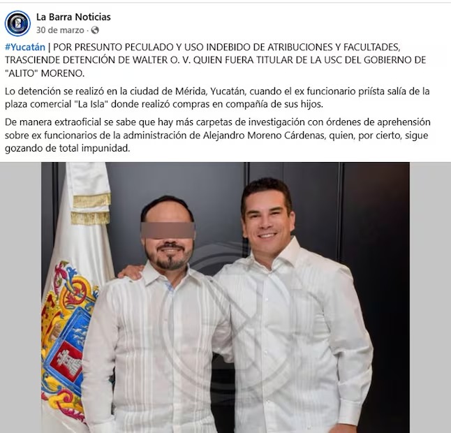 Detención de un cercano a Alito