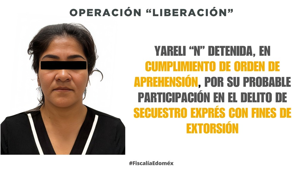 Detenida en Operativo Liberación