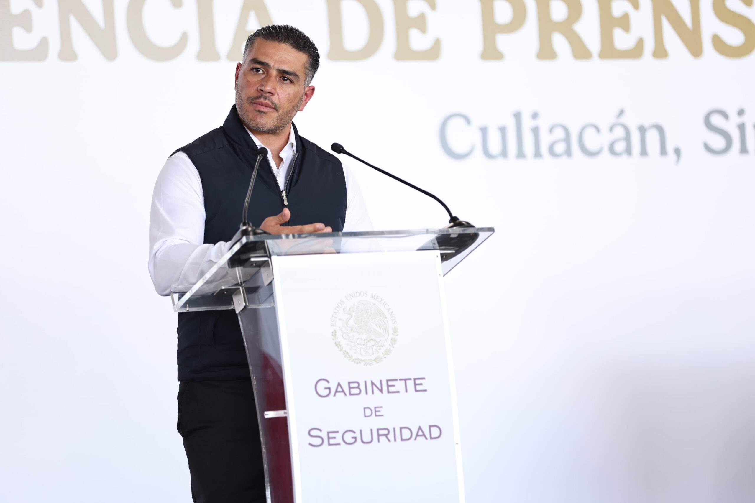 Harfuch afirma que en Sinaloa se debilita al crimen organizado