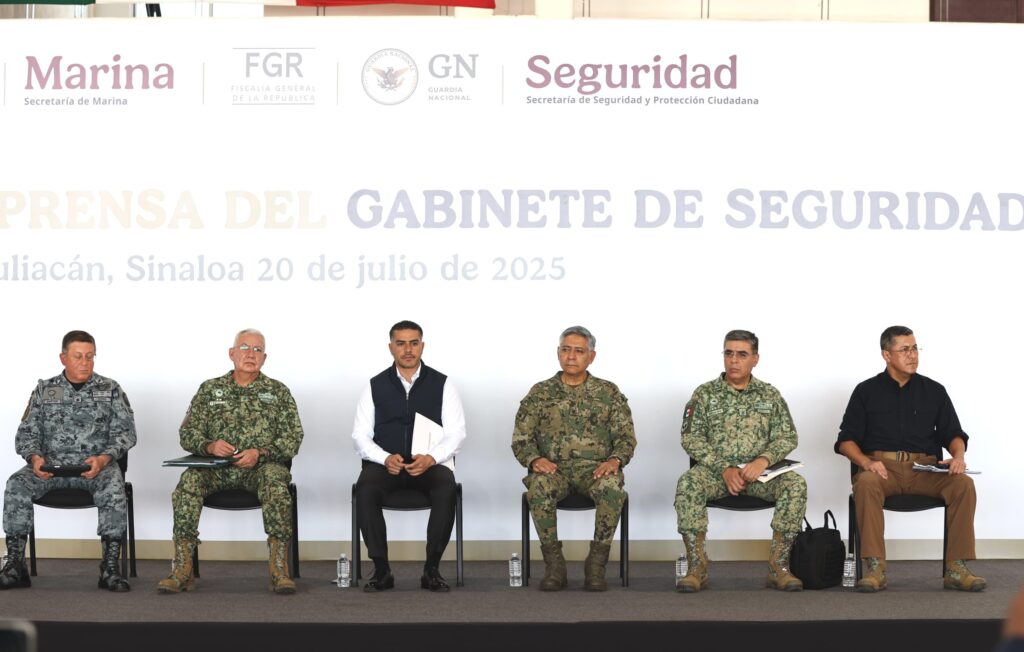 Harfuch afirma que en Sinaloa se debilita al crimen organizado