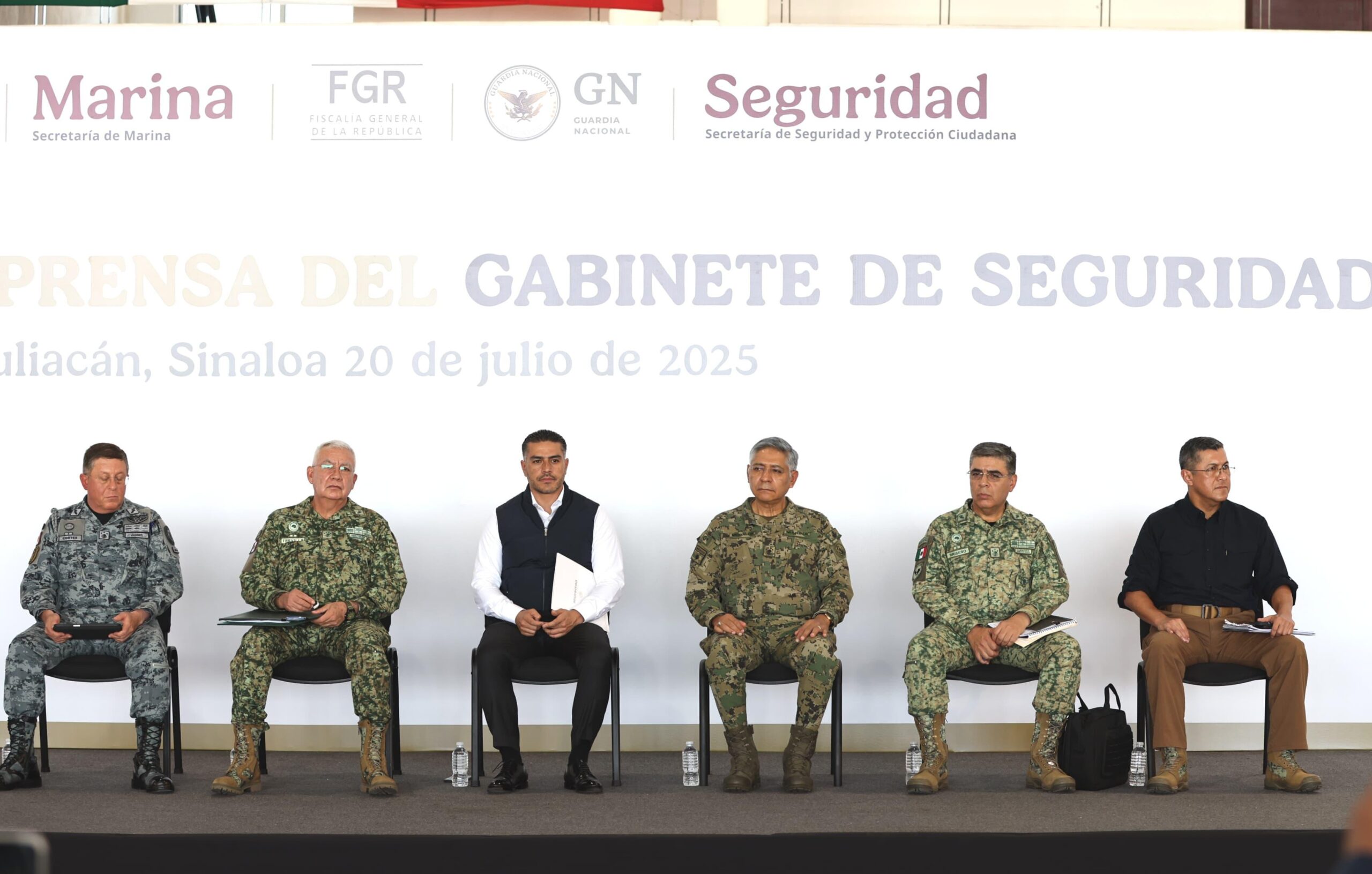 Harfuch afirma que en Sinaloa se debilita al crimen organizado