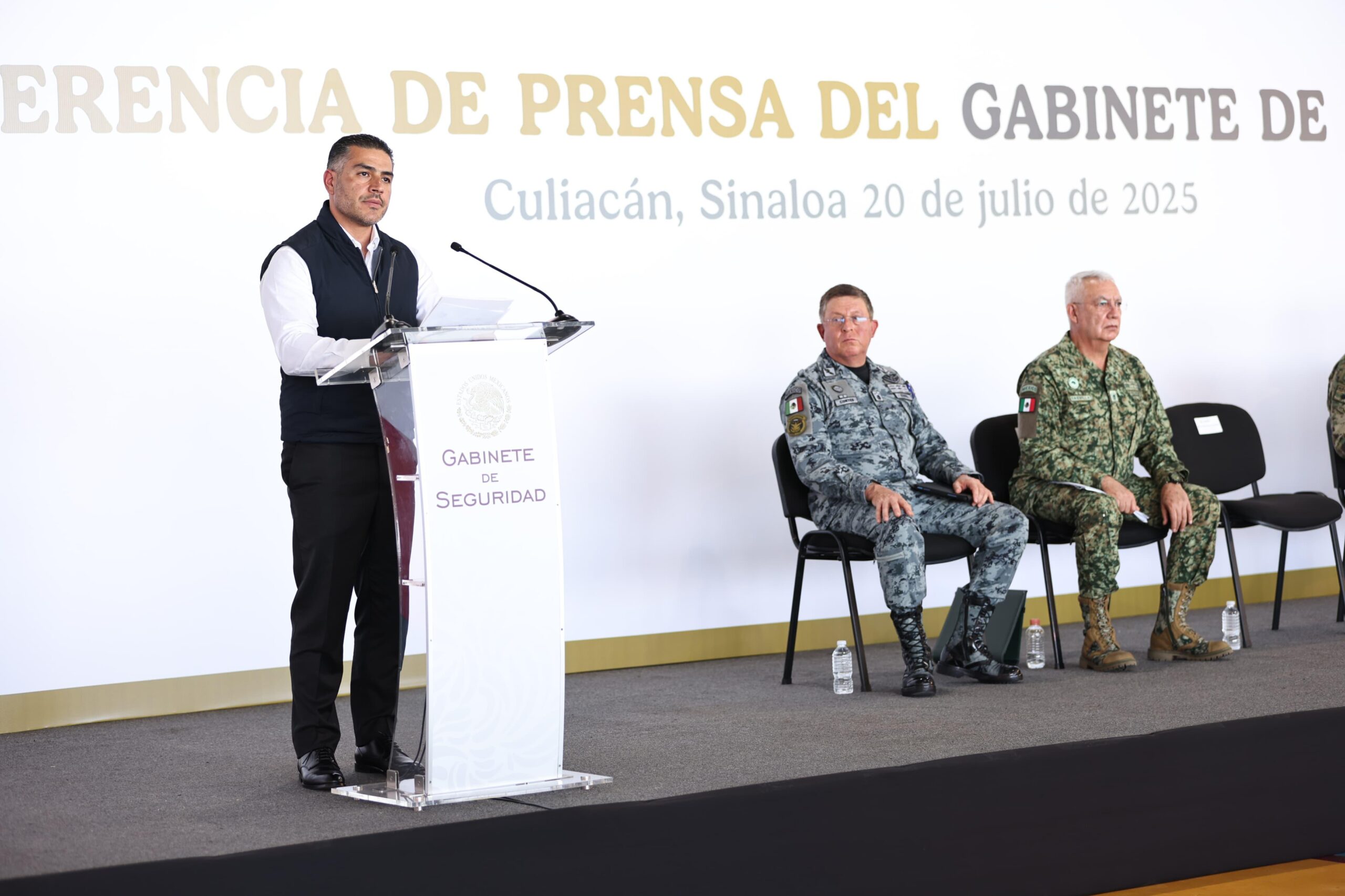 Harfuch afirma que en Sinaloa se debilita al crimen organizado