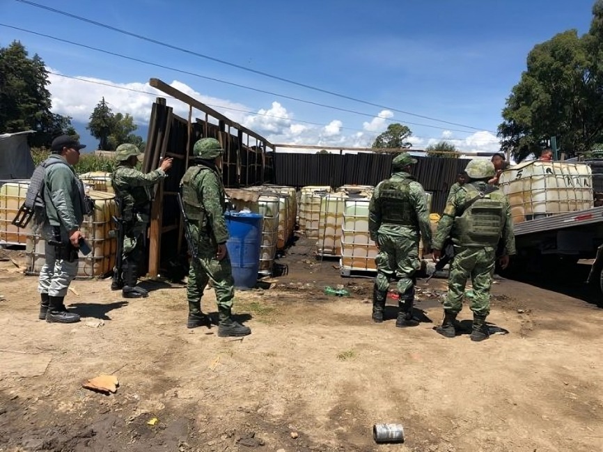 Incautación de huachicol