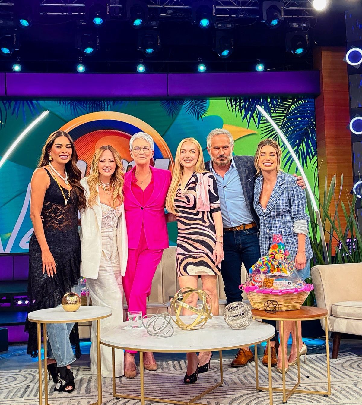 Jamie Lee Curtis y Lindsay Lohan en Hoy