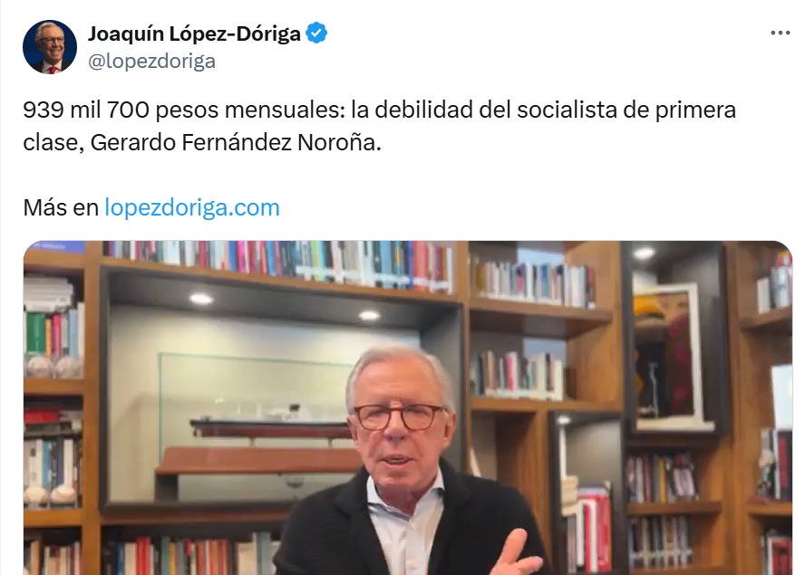 López-Dóriga sueldo Noroña