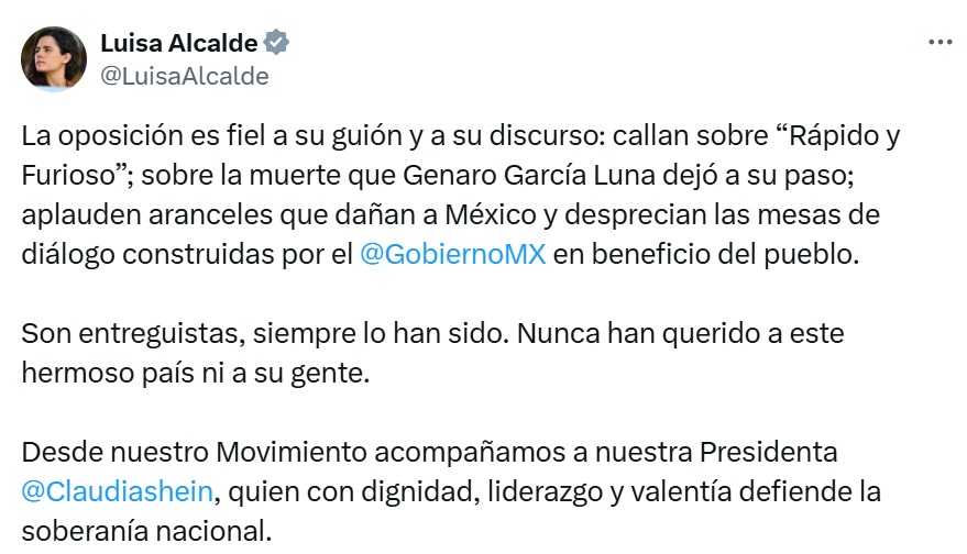 Morena ante aranceles