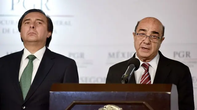 Murillo Karam y Tomás Zerón 
