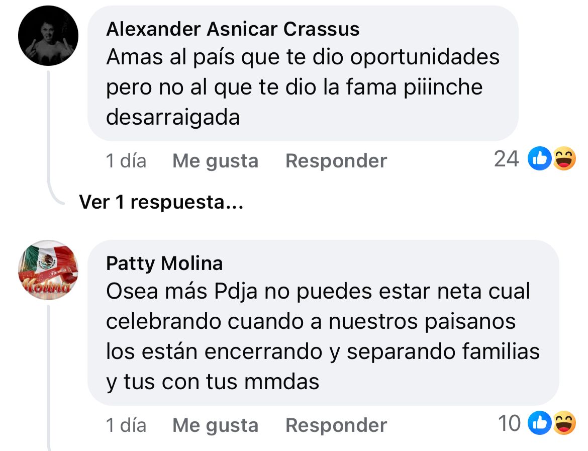 Ninel Conde es criticada por no defender a migrantes