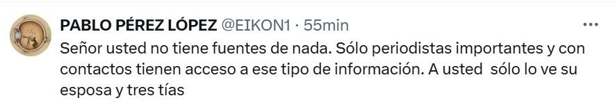 No tiene fuentes