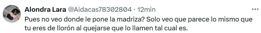 No ve la madriza