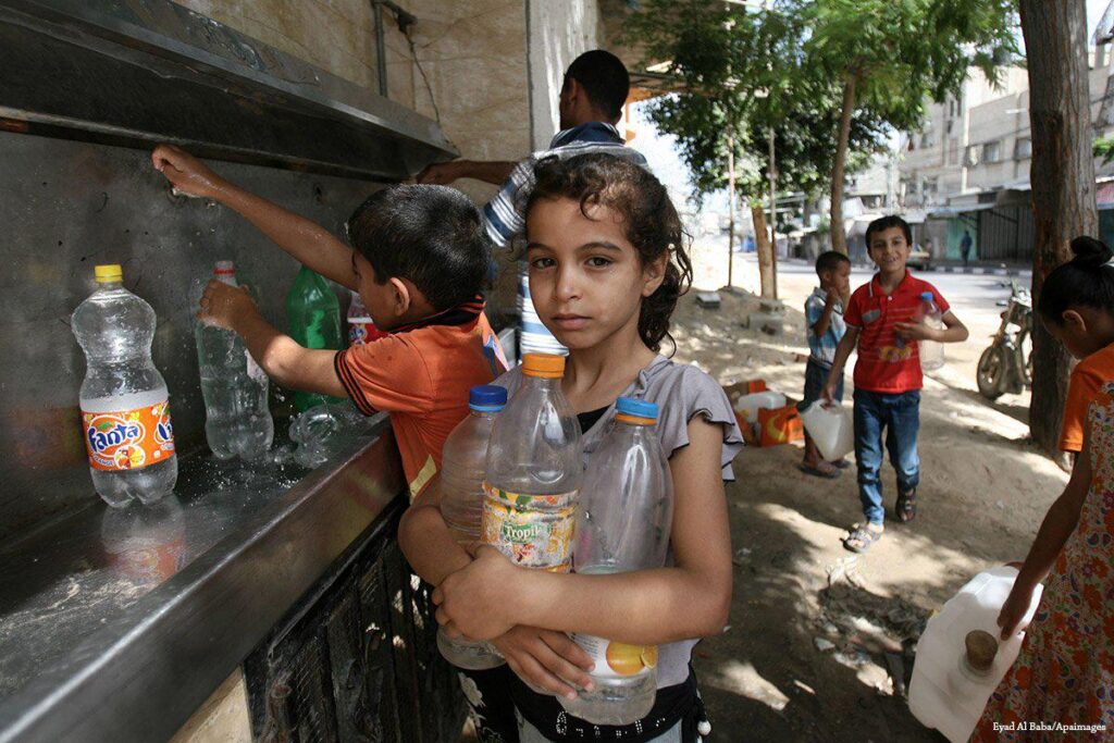 ONU denuncia falta de agua en Gaza