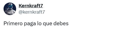 Paga lo que debes
