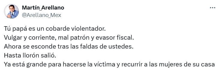 papá cobarde y violentador