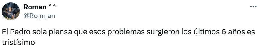 Pedro Sola durmiendo