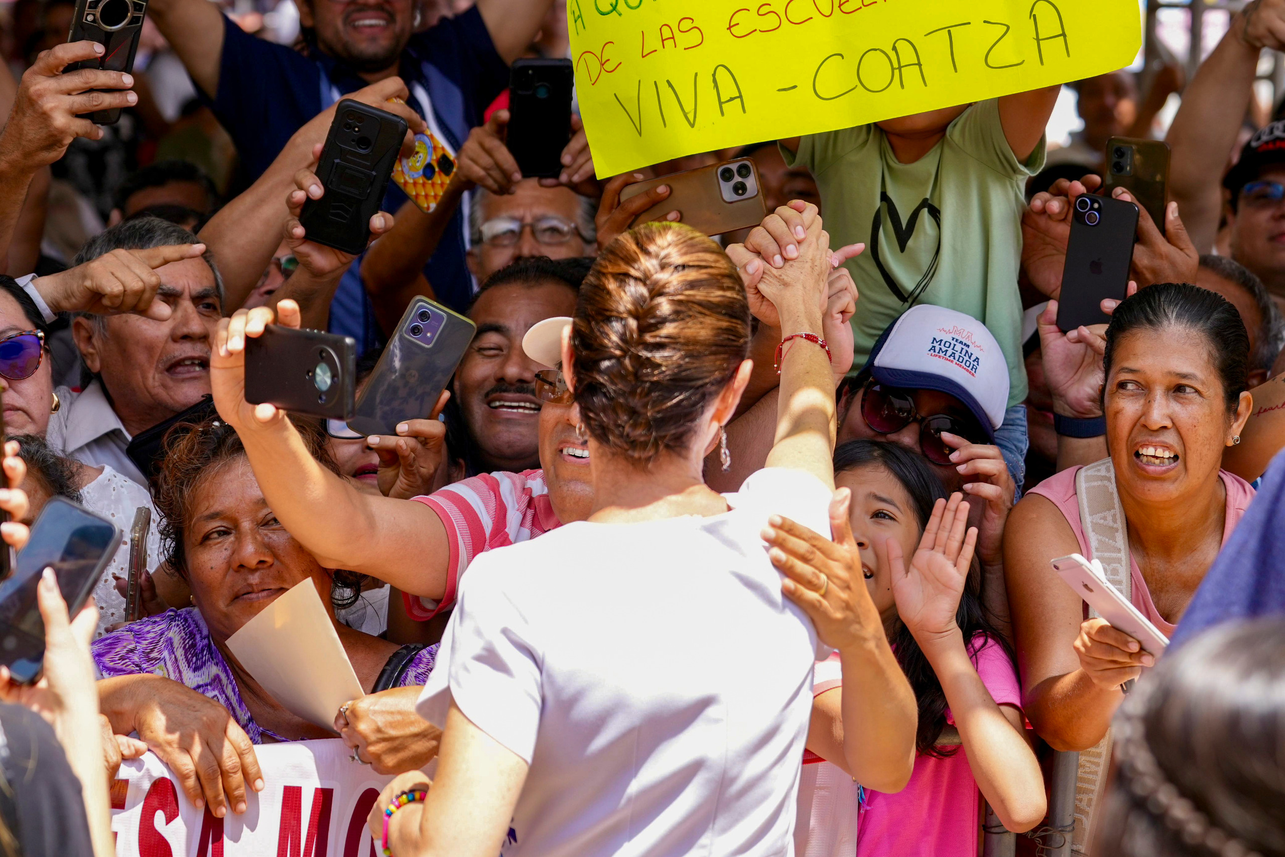 Sheinbaum celebra llegada de Hugo Aguilar a la presidencia
