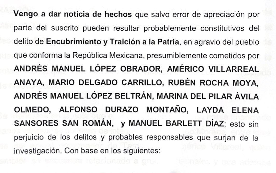PRI presenta denuncia