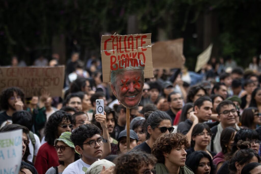 Protesta contra la gentrificación CDMX