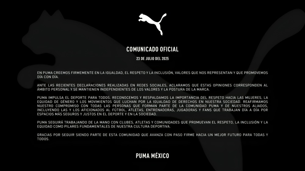 Puma se deslinda de Chicharito