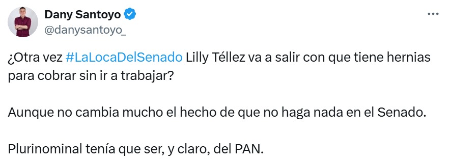 Redes se burlan de Lilly Téllez