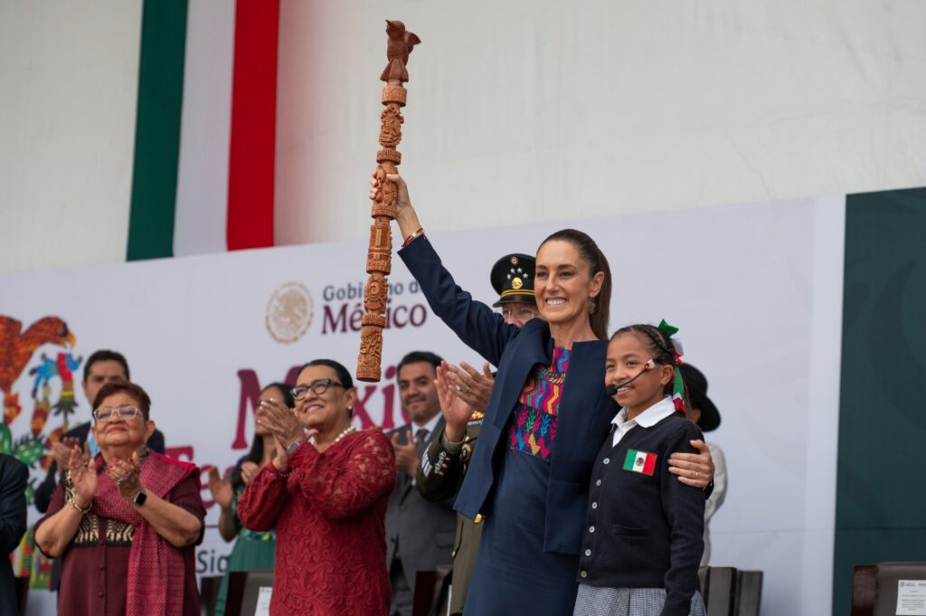 Sheinbaum bastón de mando