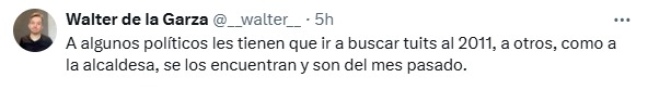 tuits del mes pasado
