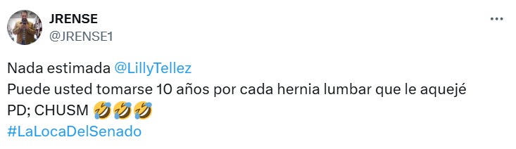Usuarios critican a Lilly Téllez
