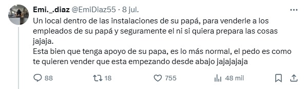 vender a los empleados de su papá