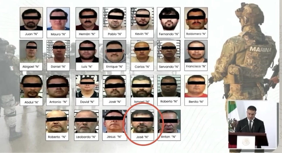 26 reos enviados a EU