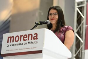 Carolina Rangel, funcionaria de Morena